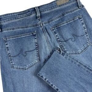AG Jeans Anthropologie High-Rise Stevie Ankle Women's 30R Slim‎ Straight Stretch